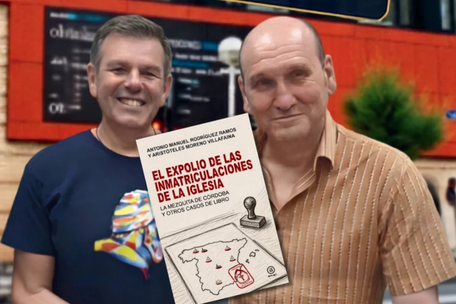 Imagen de los autores del libro El expolio de las inmatriculaciones